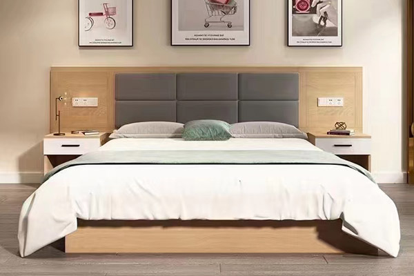 沈阳酒店家具木床
